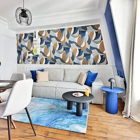 Appartement Paisible Centre De - Bleu - Ii Parijs